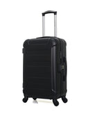 WAVE PARIS - 2er-Pack: Mittelgroßer Koffer und Handgepäck XS ELBE-A