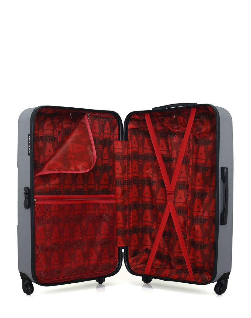 BLUESTAR – 2er-Pack – Großer Koffer und Handgepäck XXS MIAMI