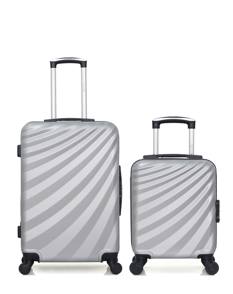 2er-Pack: Mittelgroßer Koffer und Handgepäck XXS DANUBE