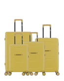 4er-Pack Hartschalenkoffer: Großer Koffer, mittelgroßer Koffer, Handgepäck und Handgepäck XS CLEVELAND