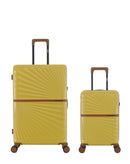 2er-Pack Hartschalenkoffer: Großer Koffer und Handgepäck XS OAKLAND