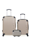 LPB LUGGAGE HAMBOURG - 3-teiliges Gepäckset aus ABS (mittleres Format, Handgepäck S und Beautycase)