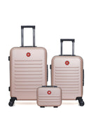 SWISS KOPPER – 3er-Pack – Mittelgroßer Koffer, Handgepäck und Kosmetikkoffer WIL