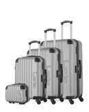 LPB LUGGAGE - 4er-Set: Hartschalenkoffer HAMBOURG-C