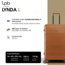 4er-Pack Hartschalenkoffer: Großer Koffer, mittelgroßer Koffer, Handgepäck und Handgepäck XS LYNDA