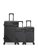 3er-Pack Hartschalenkoffer: Großer Koffer, Handgepäck und Handgepäck XS WOHLEN