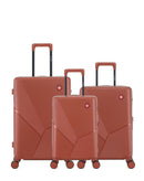 3er-Pack Hartschalenkoffer: Mittelgroßer Koffer, Handgepäck und Handgepäck XS FRIBOURG