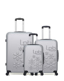LPB LUGGAGE - 3er-Pack – Großer Koffer, mittelgroßer Koffer und Handgepäck ELEONOR