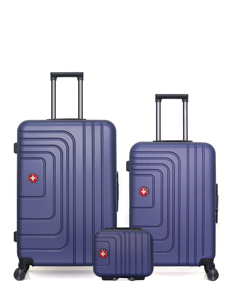SWISS KOPPER - LOT DE 3 - Valises grand format, weekend et vanity RUTI