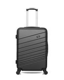 WAVE PARIS - 3er-Pack - Mittelgroßer Koffer, Handgepäck und Handgepäck XXS TIGRE