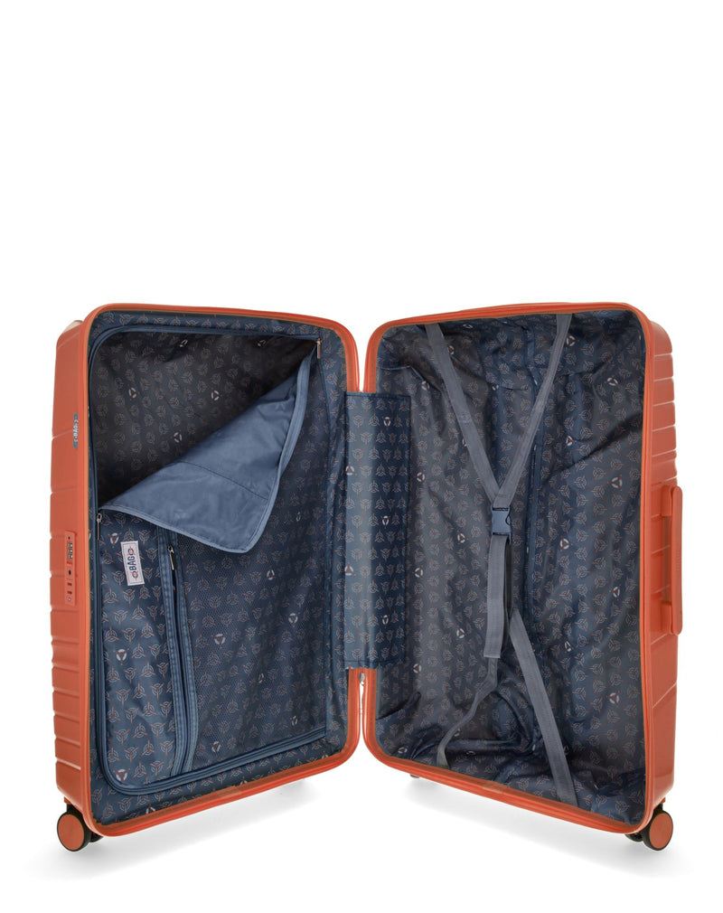 OBAGO – 4er-Pack – Großer Koffer, mittelgroßer Koffer, Handgepäck und Handgepäck XS LYRA