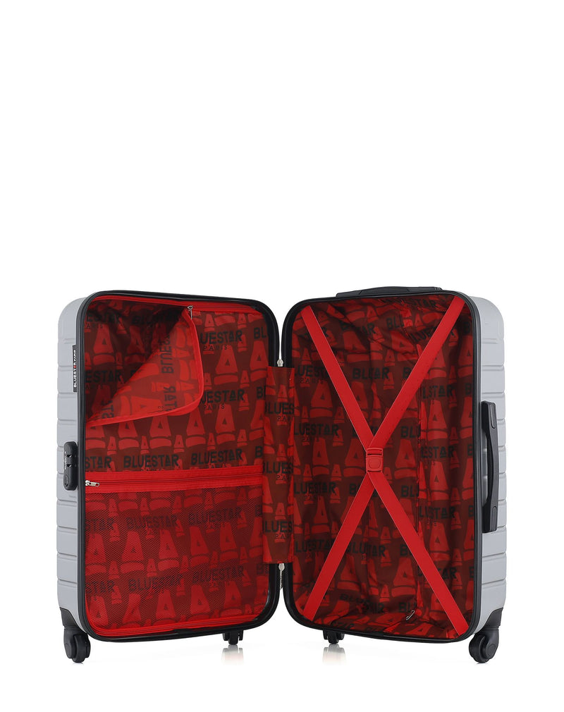 BLUESTAR - 3er-Pack – Mittelgroßer Koffer, Handgepäck und Handgepäck XXS CITE