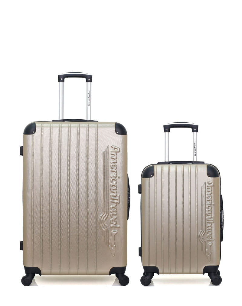 AMERICAN TRAVEL - LOT DE 2 - Valises grand format et cabine BUDAPEST