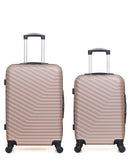 WAVE PARIS - 2er-Pack: Mittelgroßer Koffer und Handgepäck LENA