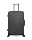 SPIEZ-M - 4-teiliges Hartschalen-Kofferset - Großes Format, Mittleres Format, Handgepäck S und Handgepäck XXS - SWISS KOPPER