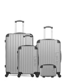 LPB LUGGAGE HAMBOURG - 4-teiliges Gepäckset aus ABS (großes Format, mittleres Format, Handgepäck S und Beautycase)