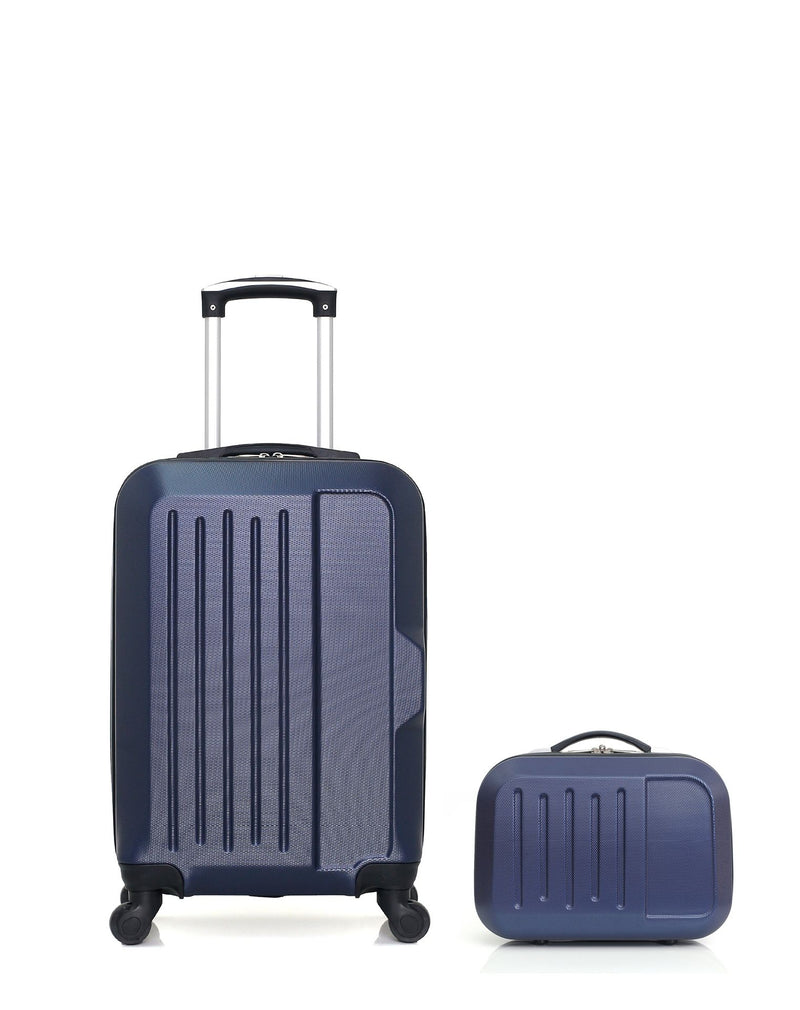 HERO – 2er-Pack – Handgepäck und Kosmetikkoffer VESUVIO