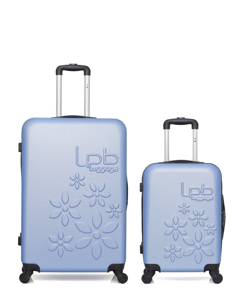 LPB LUGGAGE - 2er-Pack – Großer Koffer und Handgepäck ELEONOR