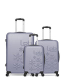 LPB LUGGAGE - 3er-Pack – Großer Koffer, mittelgroßer Koffer und Handgepäck ELEONOR