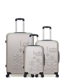 LPB LUGGAGE - 3er-Pack – Großer Koffer, mittelgroßer Koffer und Handgepäck ELEONOR