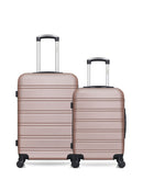 HERO – 2er-Pack: Mittelgroßer Koffer und Handgepäck RENOSO