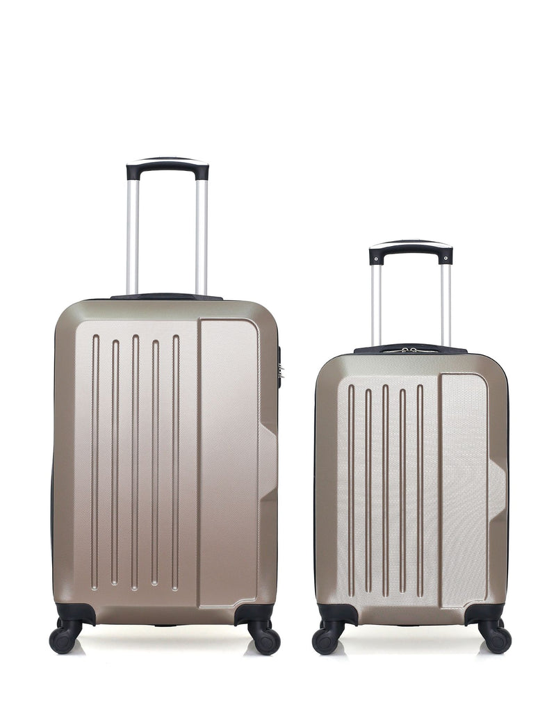 HERO – 2er-Pack – Mittelgroßer Koffer und Handgepäck VESUVIO