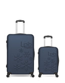 LPB LUGGAGE - 2er-Pack – Großer Koffer und Handgepäck ELEONOR