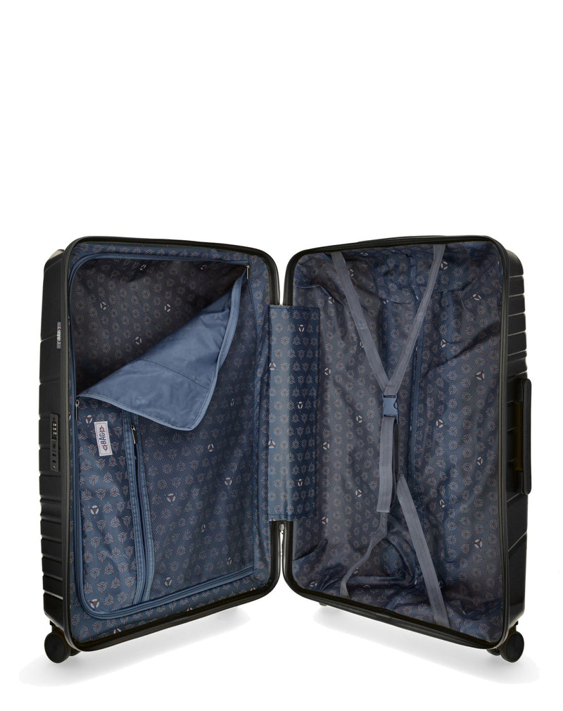 OBAGO – 4er-Pack – Großer Koffer, mittelgroßer Koffer, Handgepäck und Handgepäck XS LYRA