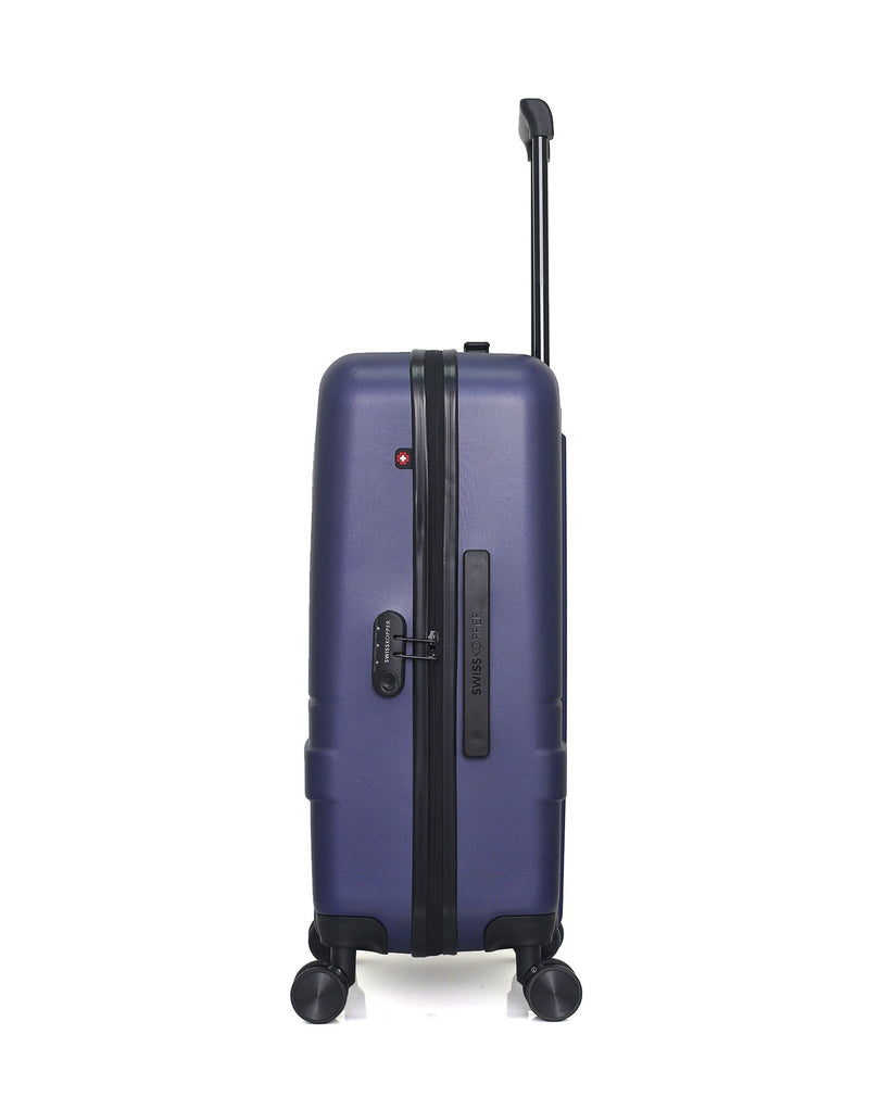 SWISS KOPPER – 3er-Pack – Mittelgroßer Koffer, Handgepäck und Kosmetikkoffer USTER