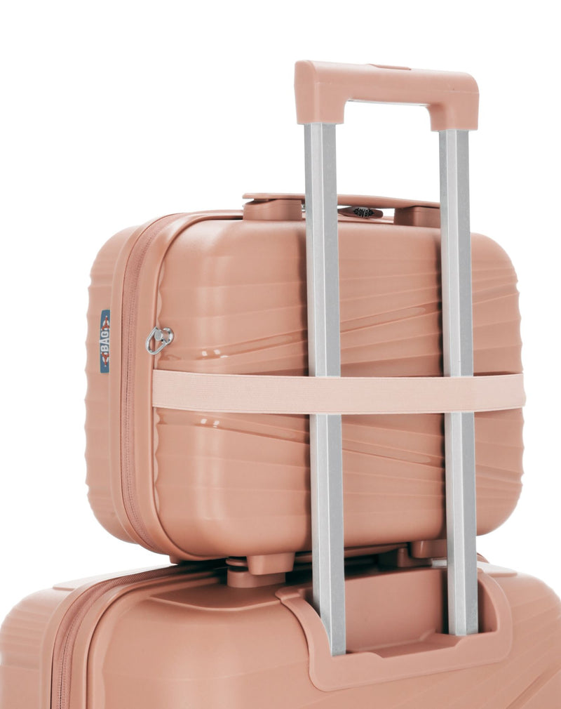 OBAGO – 2er-Pack – Handgepäck und großer Kosmetikkoffer VELA