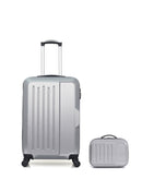 HERO – 2er-Pack – Mittelgroßer Koffer und Kosmetikkoffer VESUVIO