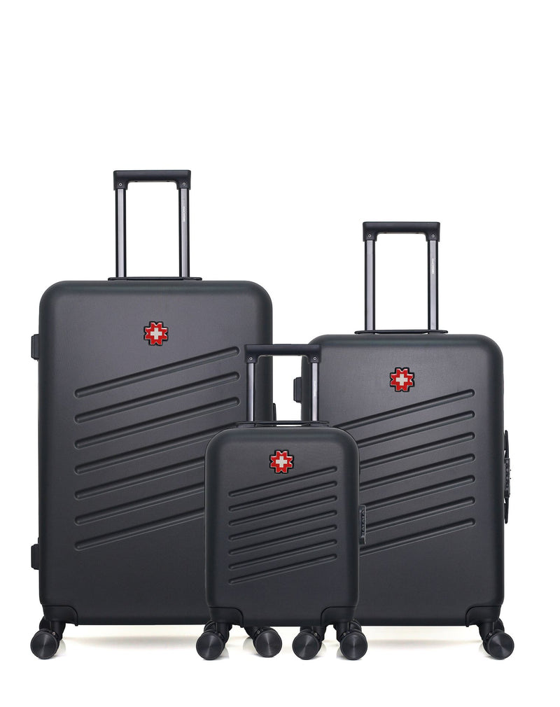 SWISS KOPPER - LOT DE 3 - Valises grand format, weekend et cabine XXS ZURICH