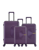3er-Pack Hartschalenkoffer: Mittelgroßer Koffer, Handgepäck und Handgepäck XS CELIA
