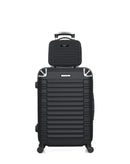 BLUESTAR – 2er-Pack: Mittelgroßer Koffer und Kosmetikkoffer LIMA