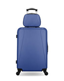 HERO – 2er-Pack: Mittelgroßer Koffer und Kosmetikoffer LANZAROTE