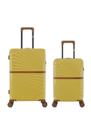 2er-Pack Hartschalenkoffer: Mittelgroßer Koffer und Handgepäck XS OAKLAND