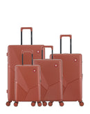4er-Pack Hartschalenkoffer: Großer Koffer, mittelgroßer Koffer, Handgepäck und Handgepäck XS FRIBOURG