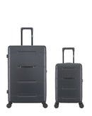 2er-Pack Hartschalenkoffer: Großer Koffer und Handgepäck XS CLEVELAND