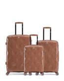 3er-Pack Hartschalenkoffer: Großer Koffer, mittelgroßer Koffer und Handgepäck AQUILA