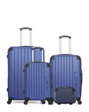 LPB LUGGAGE HAMBOURG - 4-teiliges Gepäckset aus ABS (großes Format, mittleres Format, Handgepäck S und Beautycase)