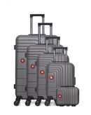 SWISS KOPPER – 5er-Set: Hartschalenkoffer RUTI-U