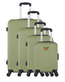 LPB LUGGAGE - 4er-Set: Hartschalenkoffer AGATA-M