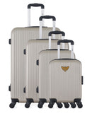 LPB LUGGAGE - 4er-Set: Hartschalenkoffer AGATA-M