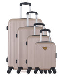 LPB LUGGAGE - 4er-Set: Hartschalenkoffer AGATA-M