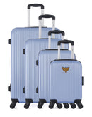 LPB LUGGAGE - 4er-Set: Hartschalenkoffer AGATA-M