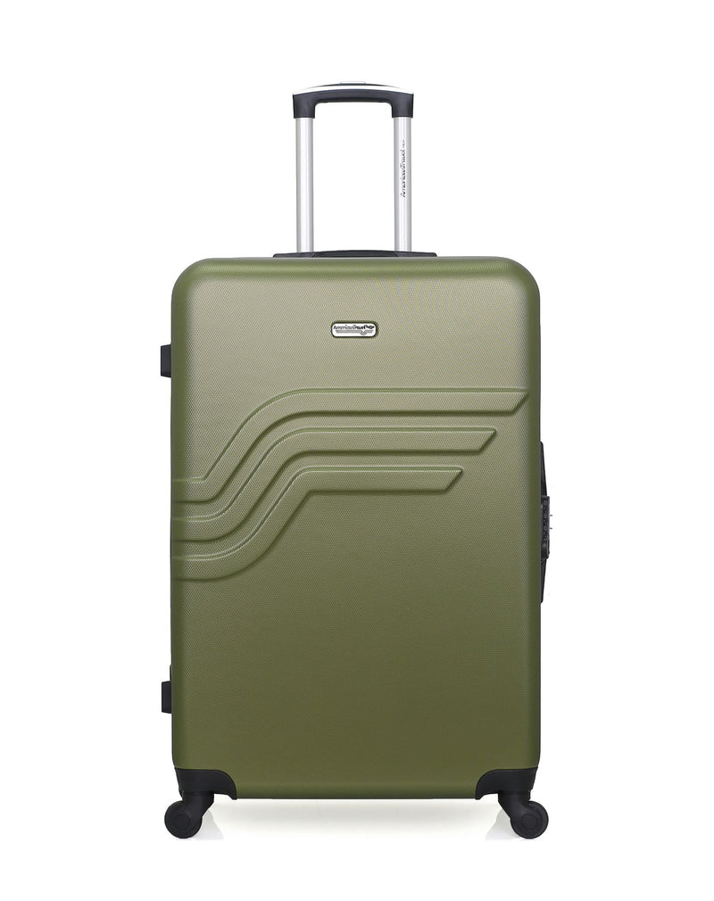 AMERICAN TRAVEL – 3er-Pack – Großer Koffer, mittelgroßer Koffer und Handgepäck QUEENS