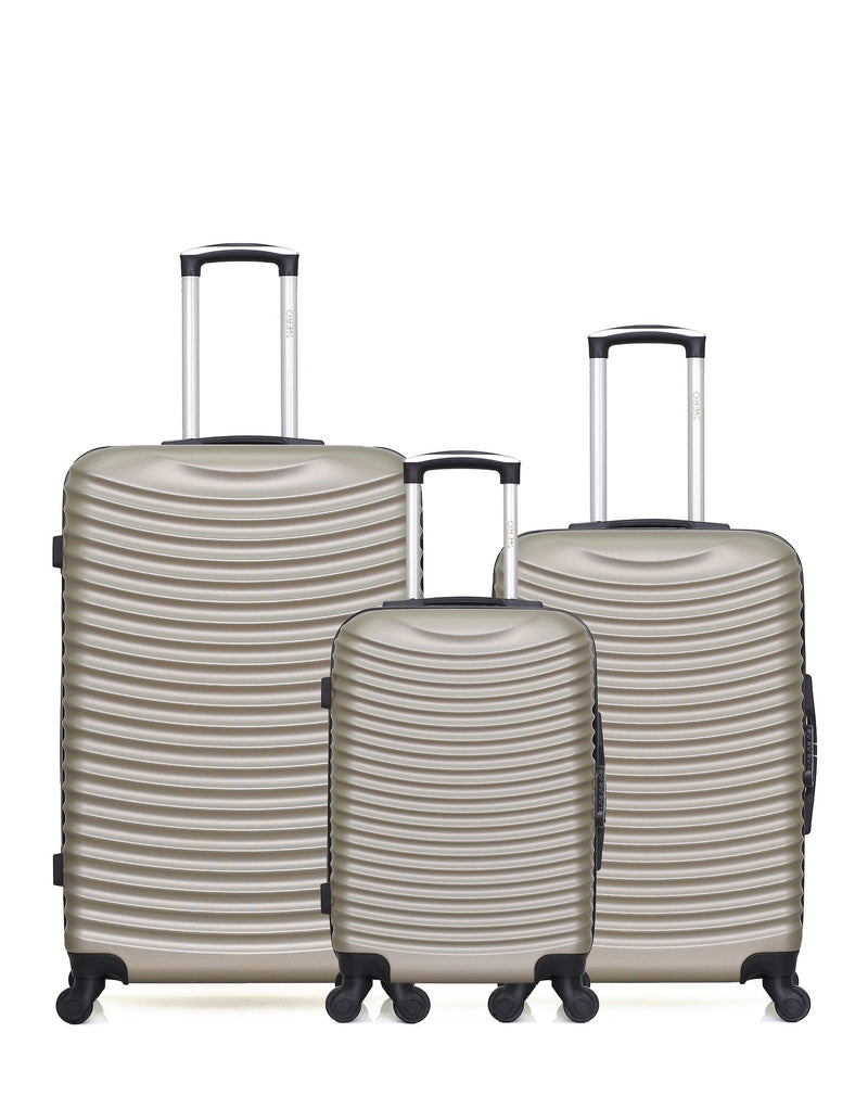3er-Pack - Großer, mittelgroßer und Handgepäck-Koffer ETNA