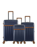 3er-Pack Hartschalenkoffer: Mittelgroßer Koffer, Handgepäck und Handgepäck XS ZERMATT