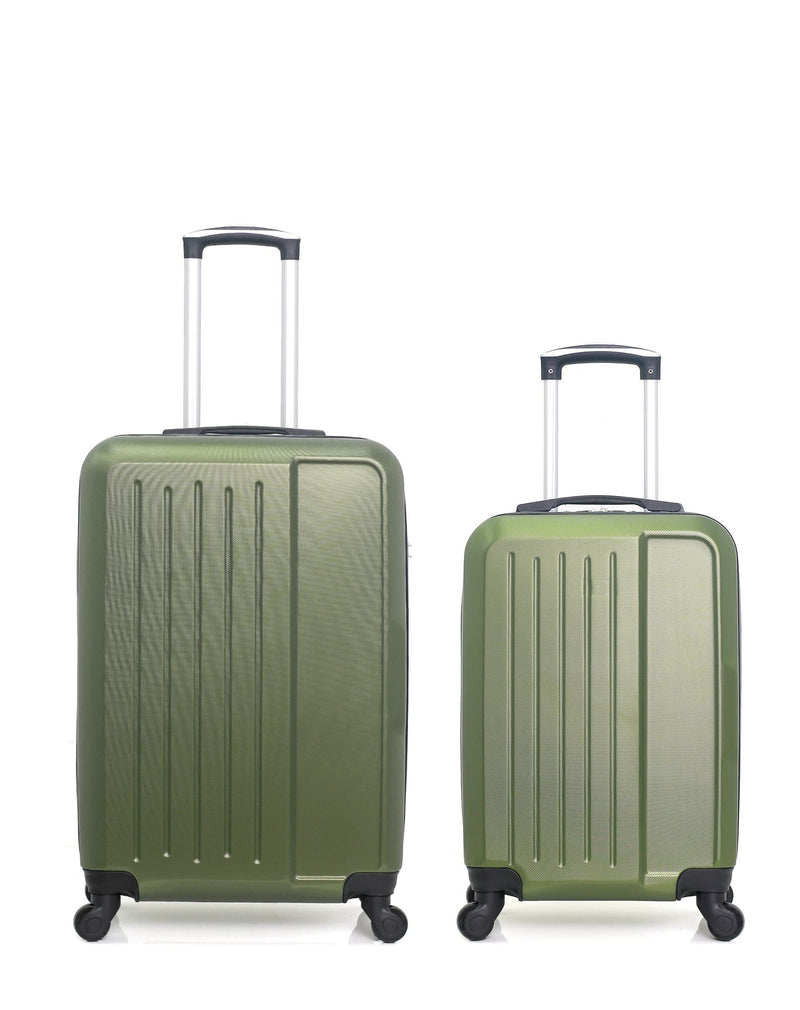 HERO – 2er-Pack – Mittelgroßer Koffer und Handgepäck VESUVIO