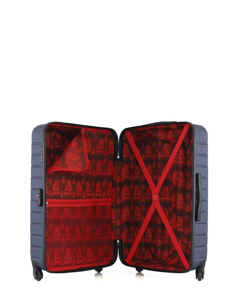 BLUESTAR – 3er-Pack – Großer Koffer, mittelgroßer Koffer und Handgepäck CITE